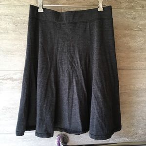 Sahalie wool pull-on skirt